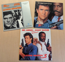 Lethal Weapon, Lethal Weapon 2  Lethal Weapon 3 Laserdisc Lot Laser Disc