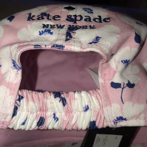 Kate Spade Pink Springtime Floral Print Baseball Cap Embroidered Logo OS NWT - Picture 14 of 16