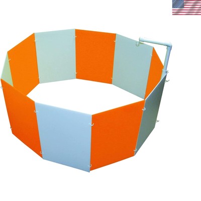 Easy Setup Baby Chick Starter Home with 10 Panels and Adjustable Brooder Lamp