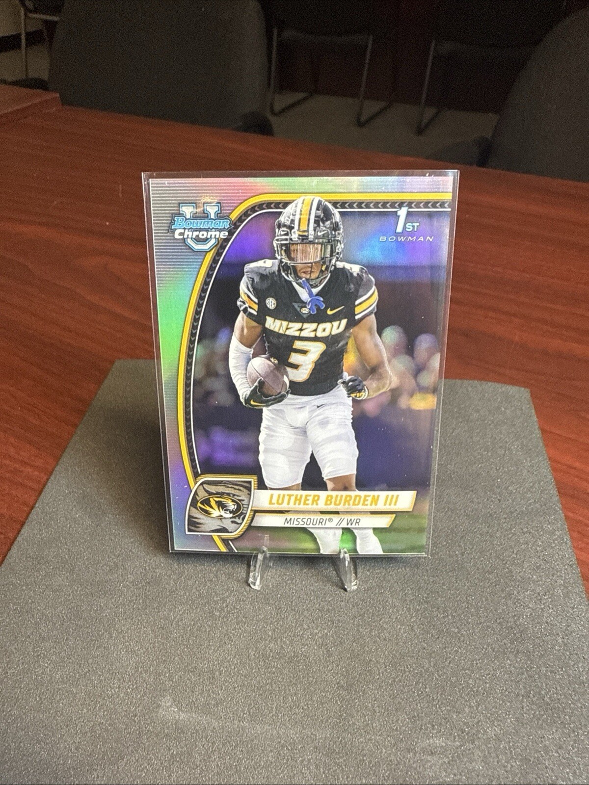 2024 Bowman Chrome University LUTHER BURDEN III 1ST #SP-1 IMAGE VARIATION SSP