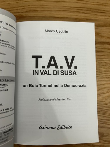 TAV IN VAL DI SUSA UN BUIO TUNNEL NELLA DEMOCRAZIA DI MARCO CEDOLIN 2006 - Picture 5 of 10