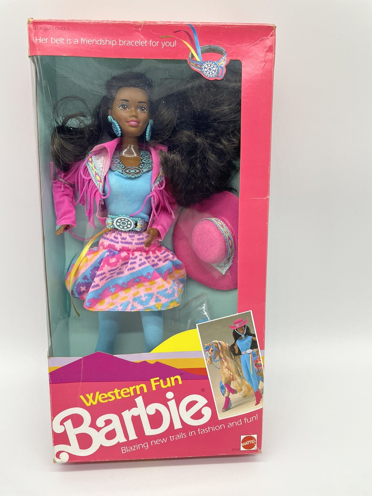 Barbie 1989 Western Fun A.A. : Retrouvez l'Innocence de Votre Enfance en Boîte Scellée