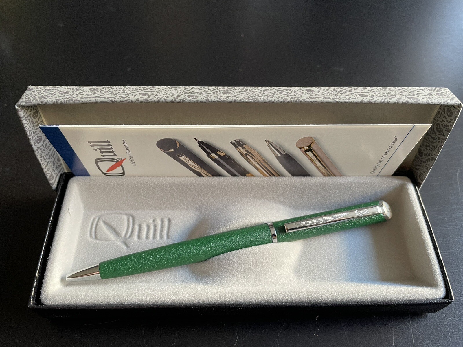 Quill Vintage Monogrammed Ballpoint Pen NOS Lifetime Guarantee