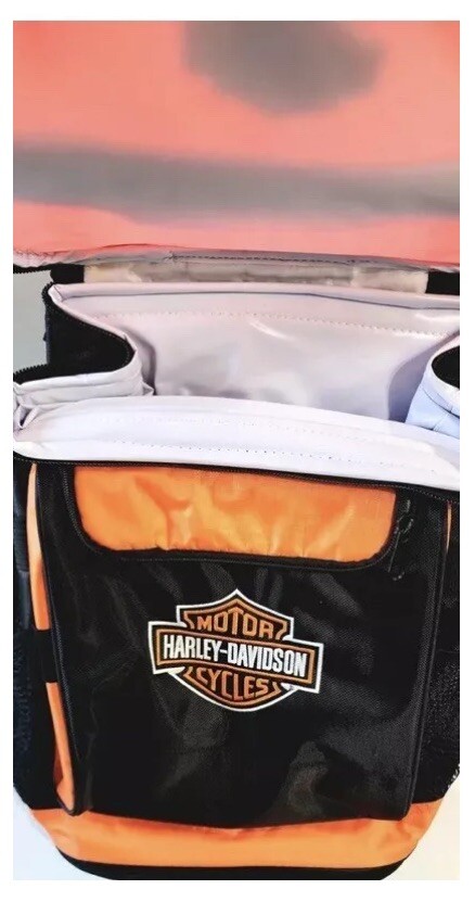 NEW HARLEY DAVIDSON INSULATED ROLLING COOLER BACKPACK TRAVEL BAG