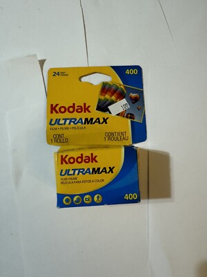 Kodak Ultramax 400 24 Exposure Color Print 35mm Film Exp 01/2012 New As Is