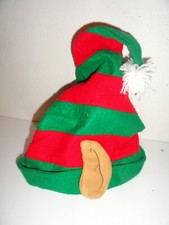 CHRISTMAS ELF HAT-FITS MOST ADULTS