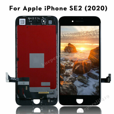 For Apple iPhone SE2 (2020) Black LCD Touch Screen Replacement