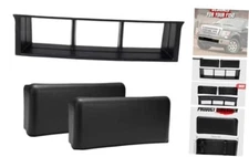 Front Bumper Guards Pads & Lower Center Cover for 2009-2014 Ford F150, Front