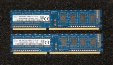 SK Hynix 8GB (2x4GB) DDR3 PC3-12800 1600MHz Desktop Memory DIMM/UDIMM Matched