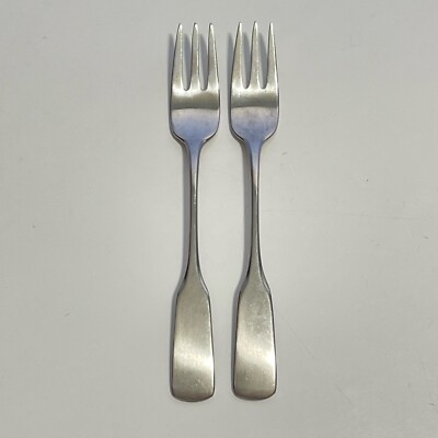 WMF CROMARGAN Stainless Steel Forks Set Of 2 Mid Century Modern Style Cutlery 
