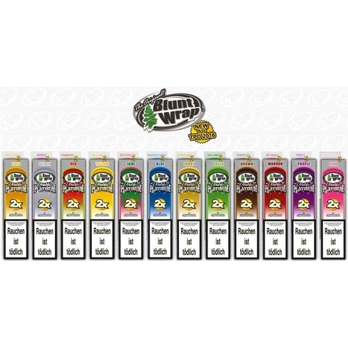 Double Platinum Rolling Wraps Cigarette Flavoured Tip Papers Tobacco 12 Flavours - Picture 2 of 14