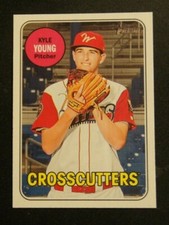 2018 Topps Heritage Minors, Williamsport Crosscutters - KYLE YOUNG