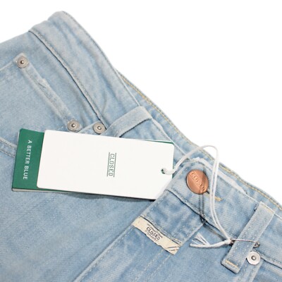 Closed NWT Jeans Size 29 US Flared Fit High Waist In Blue Cotton Blend