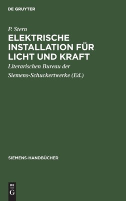 Elektrische Installation F?R Licht Und Kraft