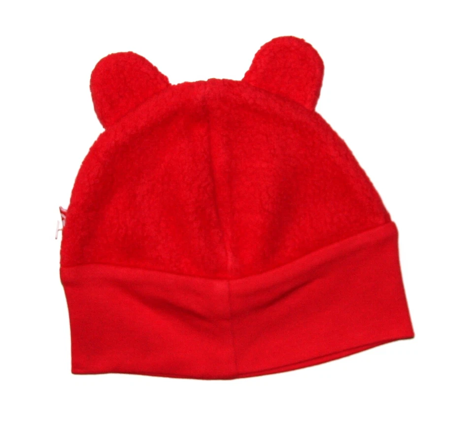 NUEVO Zutano Bebé Niña Niño Aqua Marrón Rosa Rojo Vellón Sombrero Orejas de Oso 6 12 18 24 Nuevo con Etiquetas Foto 4 de 4