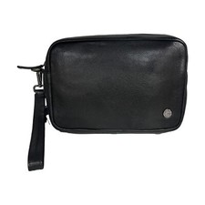 Gattinoni WIGJJ1080 MHA000 Jonathan Pochette Uomo 23x15x5 Vera Pelle Black