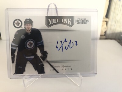 Eric Fehr 11-12 Panini Contenders NHL Ink Silver Autograph Signature