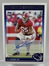 2024 Panini Score Football J.C Latham Rookie RC Auto Autograph Titans