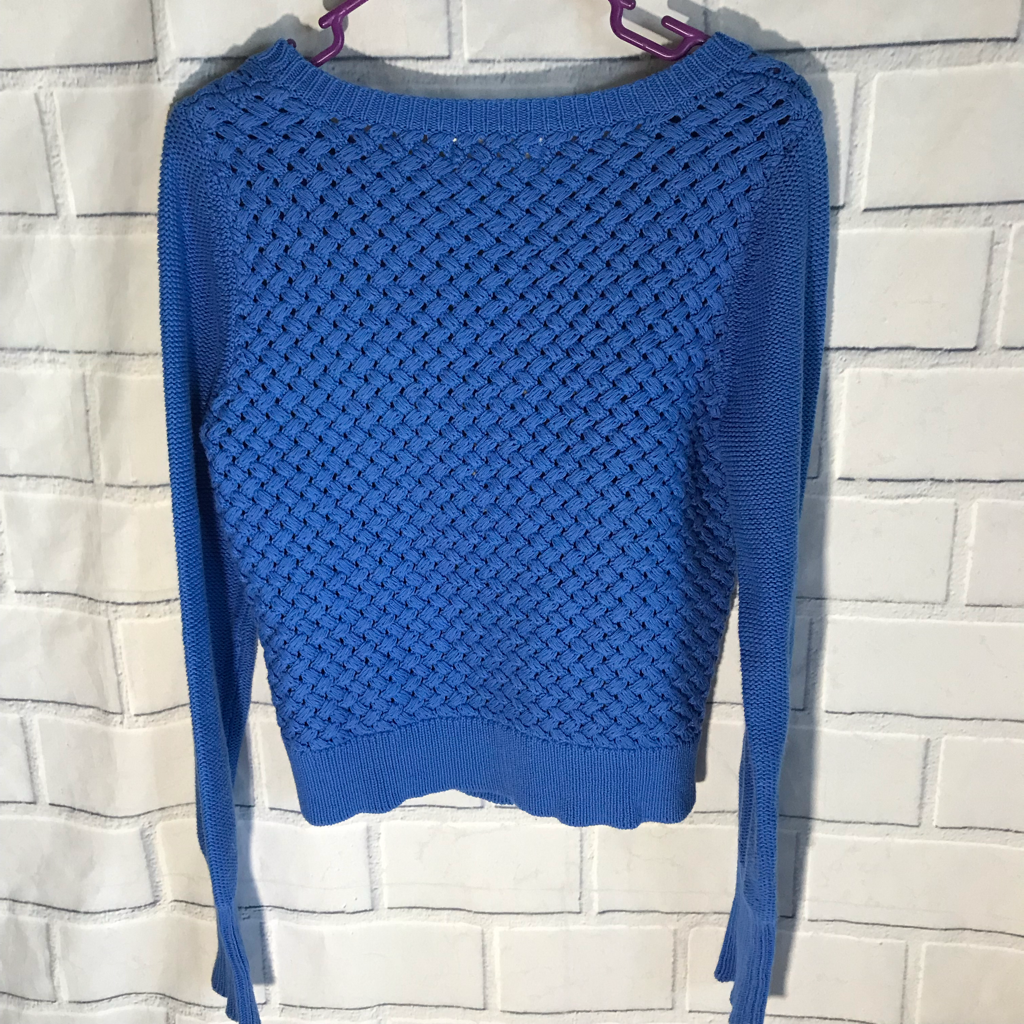 If it were me blue sweater size Large Long Sleeve (G8) | eBay