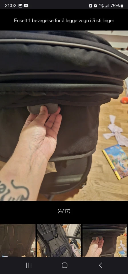 Graco Transform Pram 2-in-1 Pushchair Pram Set From Birth-22kg Black - Image 2 of 4