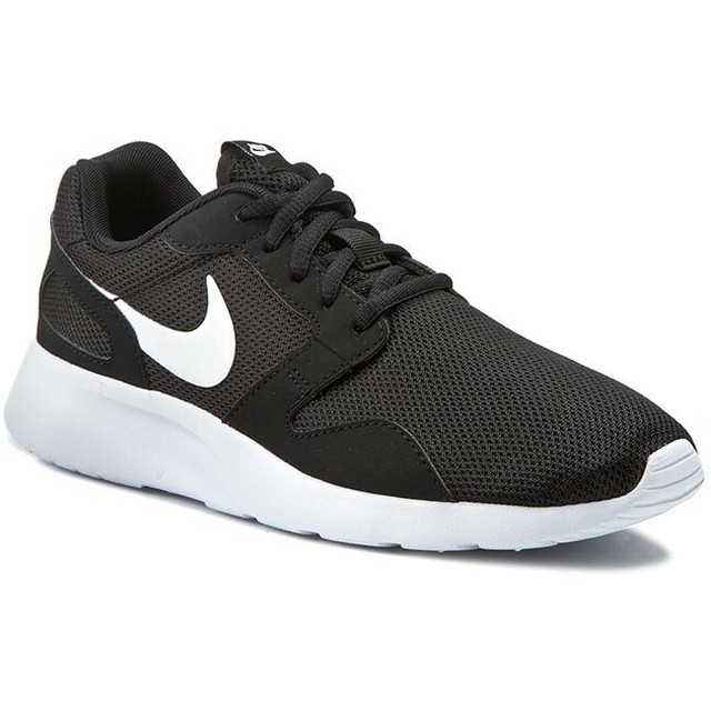 nike kaishi black and white