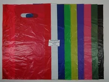 500 Qty. High Density Bags 12" x 3" x 18" Variety of Colors Merchandise Retail
