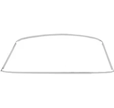 1962 63 64 65 66 67 Nova Windshield Moldings 4 Pieces Stainless Front M1650B