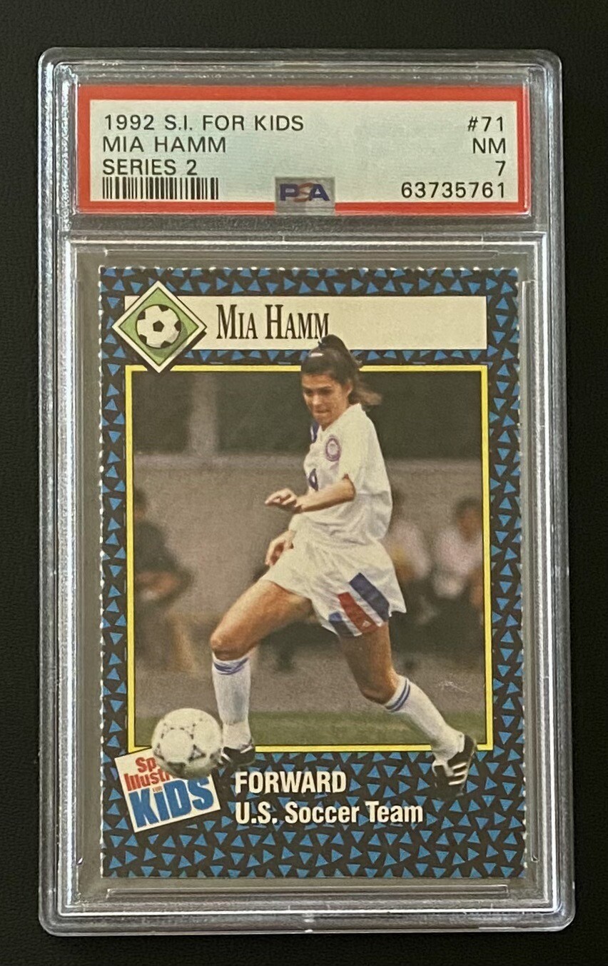 Mia Hamm 1992 Sports Illustrated for Kids Series 2 #71 PSA 7