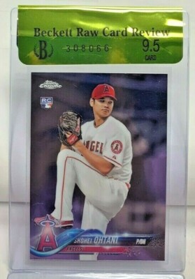 Shohei Ohtani 2018 Topps Chrome RC Rookie Card #150 - BGS 9.5 Edelstein Mint -