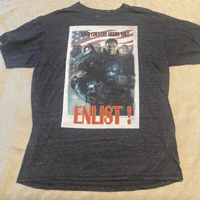 Fallout Bethesda Your Country Needs You! Enlist! Shirt Size M NWOT!