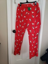 Old Navy Pajamas Pants Size Large Dog Red