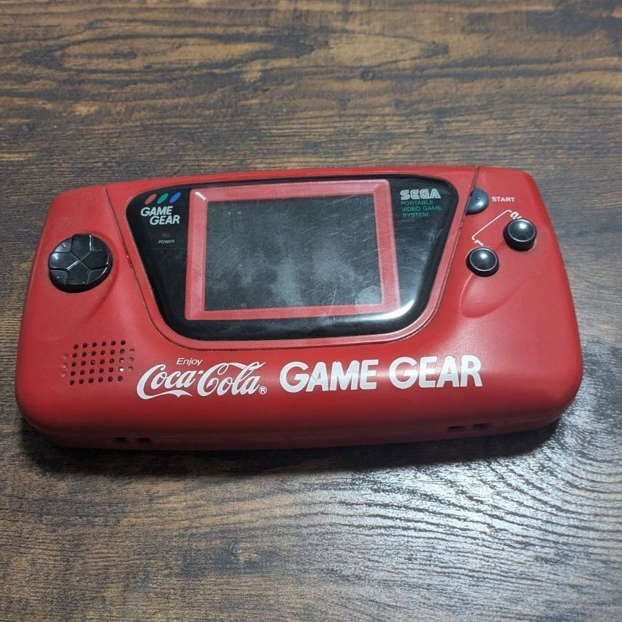 本体のみ　Coca-Cola GAME GEAR 赤　ジャンク GAME GEAR コカ・コーラ限定モデル