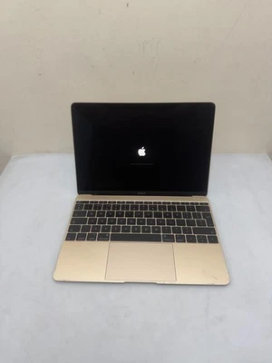 APPLE MACBOOK 12" EARLY 2015 8GB 512GB BIG SUR SERVICE BATTERY GOLD NO PSU - Image 1 of 4