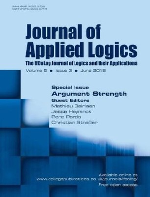 Mathieu Beirlen Jesse Heyninck  Journal of Applied Logics - IfCoL (Taschenbuch)