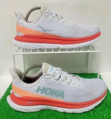 Hoka One One Mach 4 Shoes Womens Sz 9B Running Waking Train Sneakers 1113529 WFS