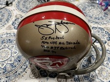 Vintage Riddell Kra-Lite Football Helmet 49ers Jimmy Johnson