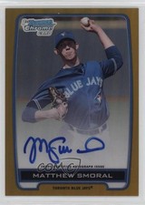 2012 Bowman Draft Chrome Picks Gold Refractor 24/50 Matt Smoral Matthew Auto c5b