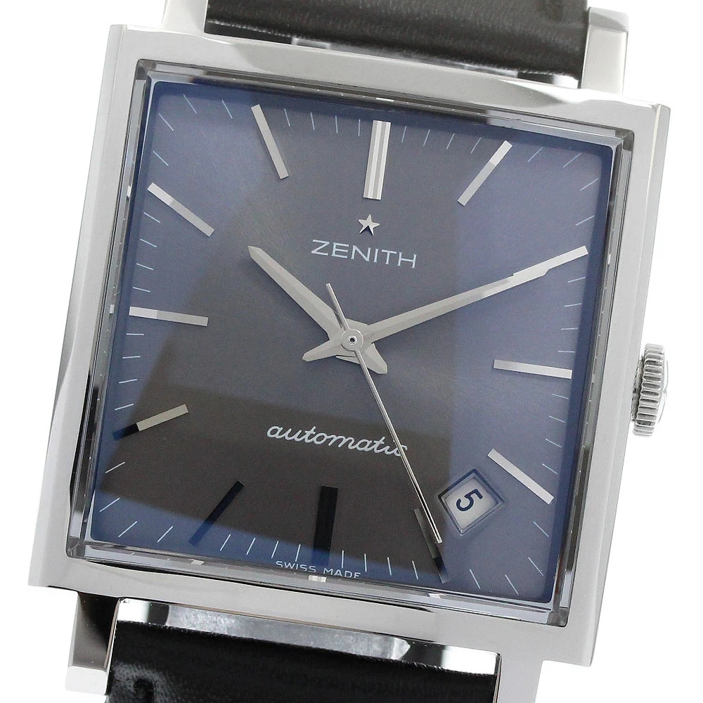 Zenith New Vintage 1965 03.1965.670 Automatic 33mm Box Papers Gray Men's Watch