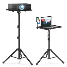 Projector Tripod Stand - Adjustable Height & Sturdy Design for Tools