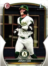 2023 Bowman Draft - Jonah Cox #BD-135 (RC)