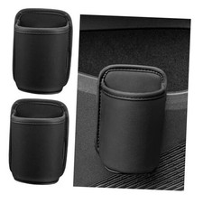 2 PCS Large Car Door Cup Holders, Clip On Beverage Drink Holder Vehicle Black