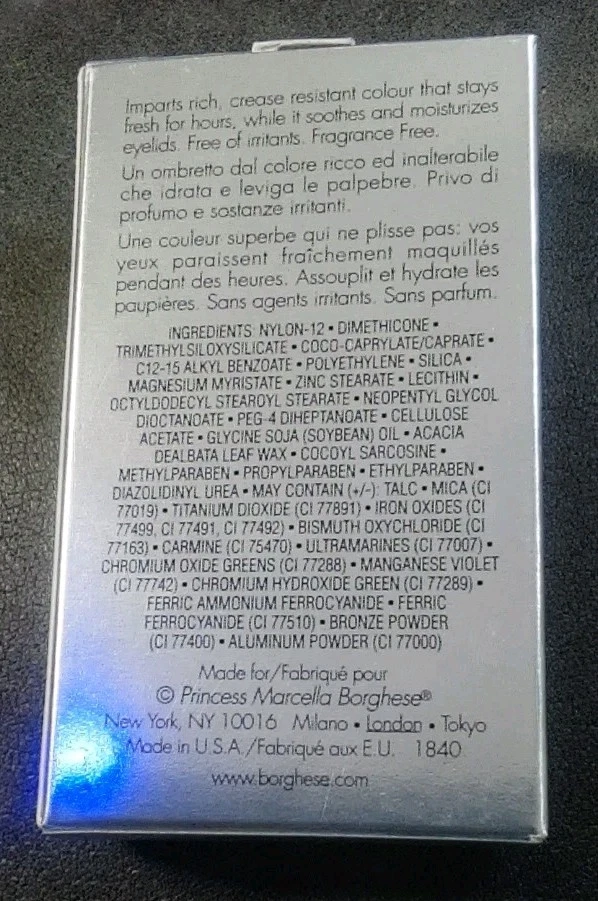 Borghese Shadow Milano Trio Eye Pallette - (30) IL BACIO GRAY .14oz Discontinued - Image 3 of 4