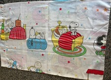 vintage 1966 Peanuts Snoopy Standard Pillowcase Camping Sleeping Bedtime