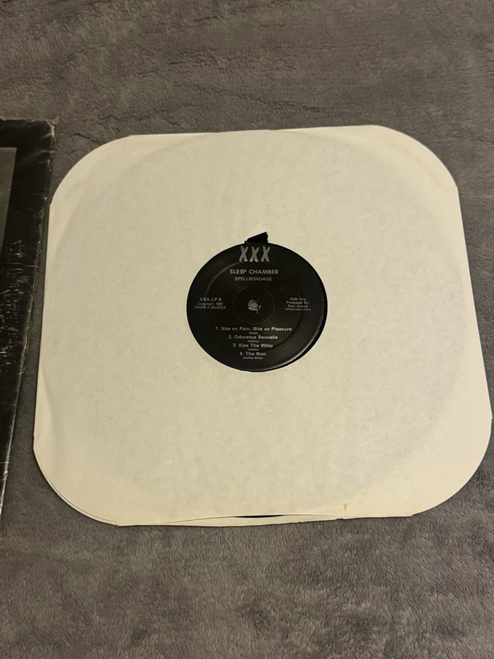 Sleep Chamber — ультраредкая индустриальная пластинка Spellbondage (XXX Records) (1987) — новая - Изображение 3 из 4