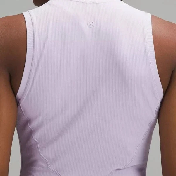 NEW Lululemon Align Ribbed Midi Dress Lilac Ether Size 4 with tag - Изображение 4 из 4