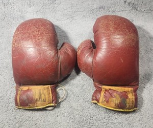 当時物 アンティーク ボクシング　グローブ　hatori Antique Boxing Gloves | eBay