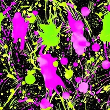 Paint Splatters 45 - 18"x46" Hydrographic Film Hydro Dipping