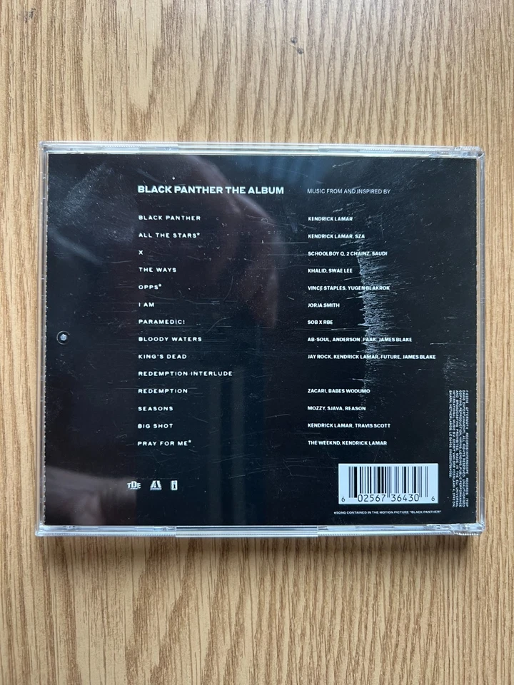 Black Panther / The Album / Various Artists / CD / Zustand sehr gut - Bild 2 von 3