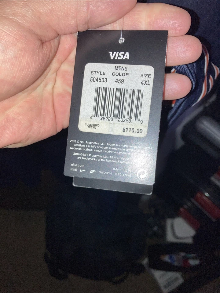 Camiseta Jay Cutler Chicago Bears Nike On Field 4xl Foto 3 de 4