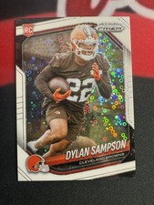 2025 Panini Prizm Dylan Sampson White Disco #365 RC Cleveland Browns